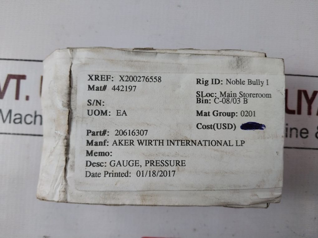 Wika 233.50.63 Pressure Gauge