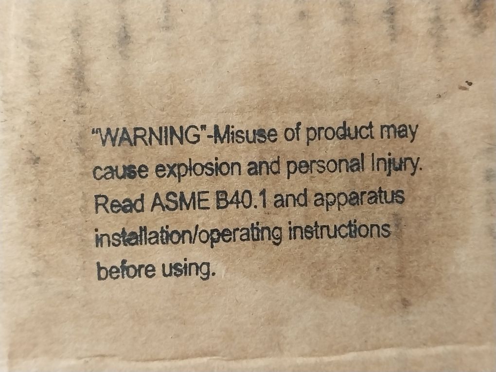 Wika 316 Ss Gauge 0-600 Psi Tube And Connection 0-4000 Kpa