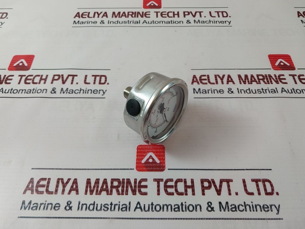 Wika 316 Ss Gauge 0-600 Psi Tube And Connection 0-4000 Kpa
