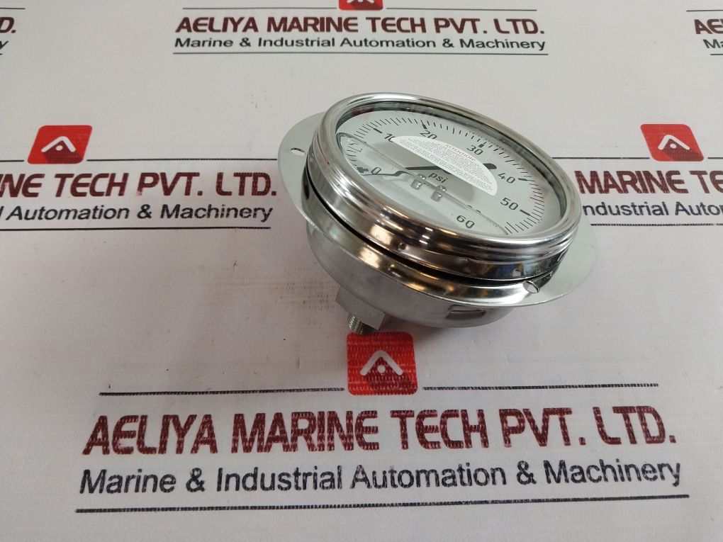 Wika 316 Ss Liquid Filled Pressure Gauge 0-60 Psi