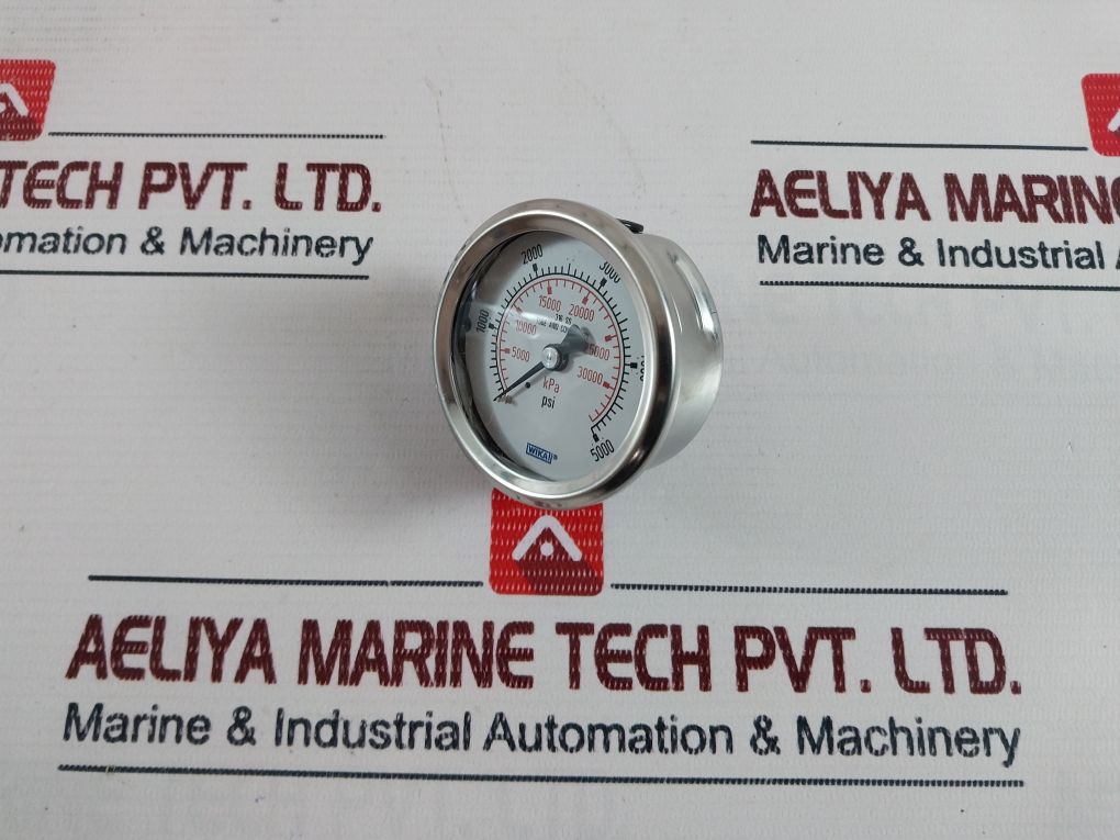 Wika 316 Ss Tube And Connection 0-5000 Psi