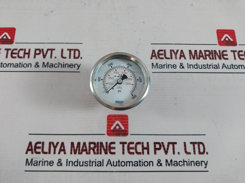 Wika 316 Ss Tube And Connection 0-5000 Psi