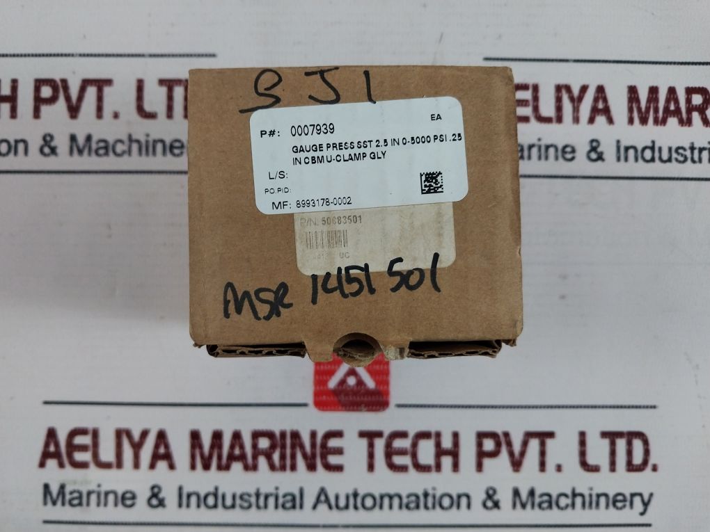 Wika 316 Ss Tube And Connection 0-5000 Psi