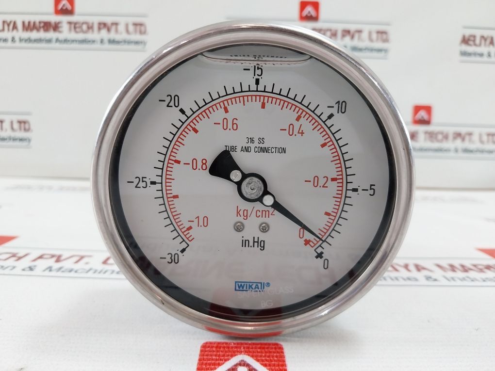 Wika 316 Ss Tube And Connection Pressure Gauge