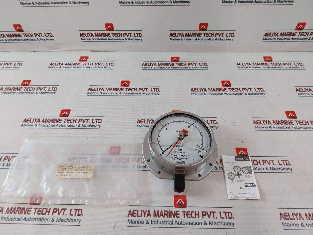 Wika 316L Pressure Gauge En 837 0-16 Bar