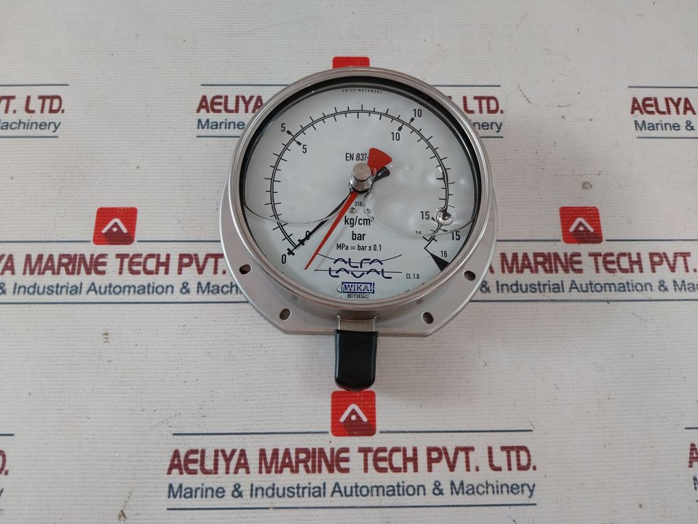 Wika 316L Pressure Gauge En 837 0-16 Bar