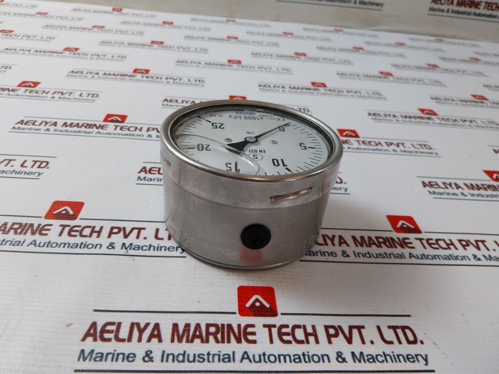 Wika 316L Swiss Movement Pressure Gauge 0-25 X1000 Kpa