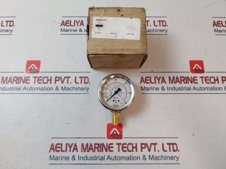 Wika 543054-01 Pressure Gauge 0-6 Bar