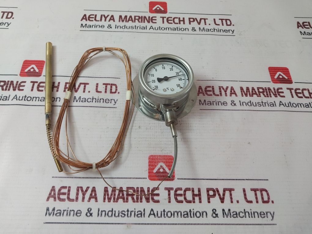 Wika 572Gb001 To 4 Temperature Gauge -30 To 50°C