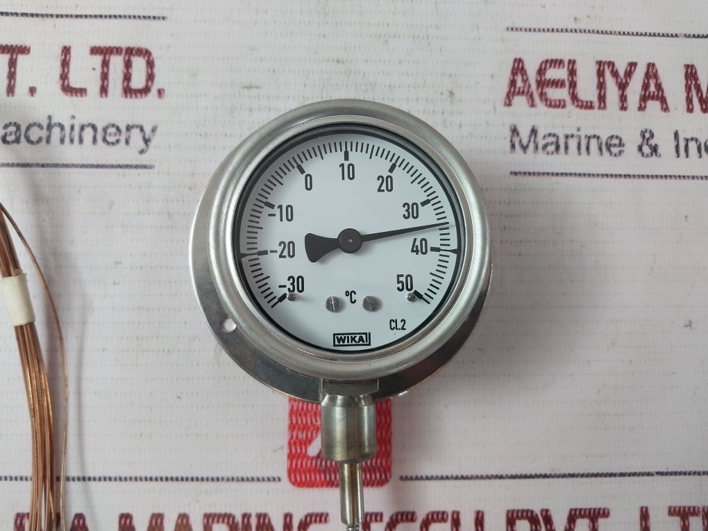 Wika 572Gb001 To 4 Temperature Gauge -30 To 50°C
