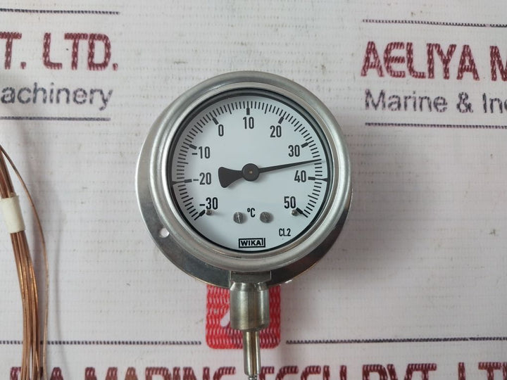 Wika 572Gb001 To 4 Temperature Gauge -30 To 50°C