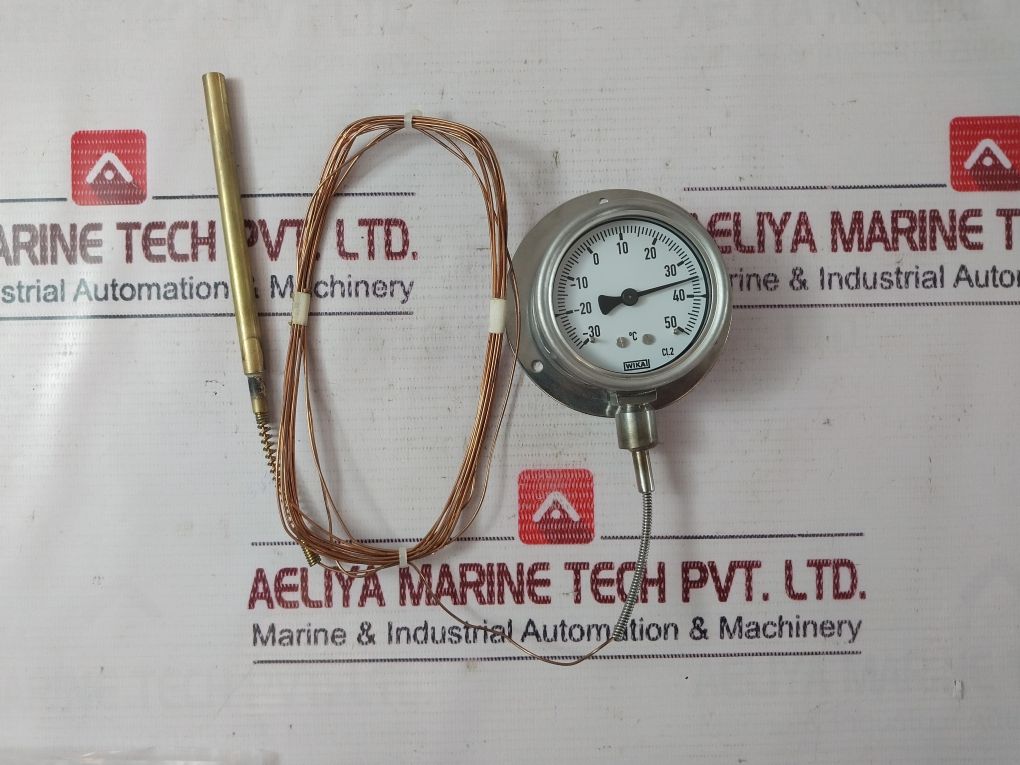 Wika 572Gb001 To 4 Temperature Gauge -30 To 50°C