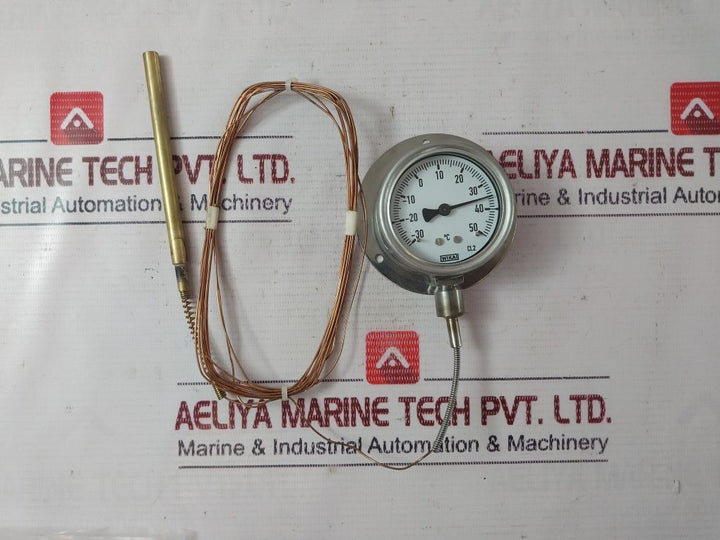 Wika 572Gb001 To 4 Temperature Gauge -30 To 50°C