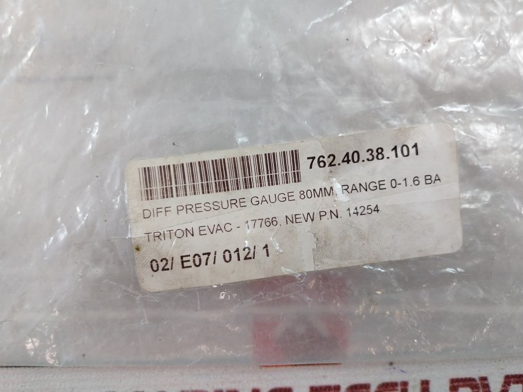 Wika 700.01.080 Differential Pressure Gauge 0-23 Psi