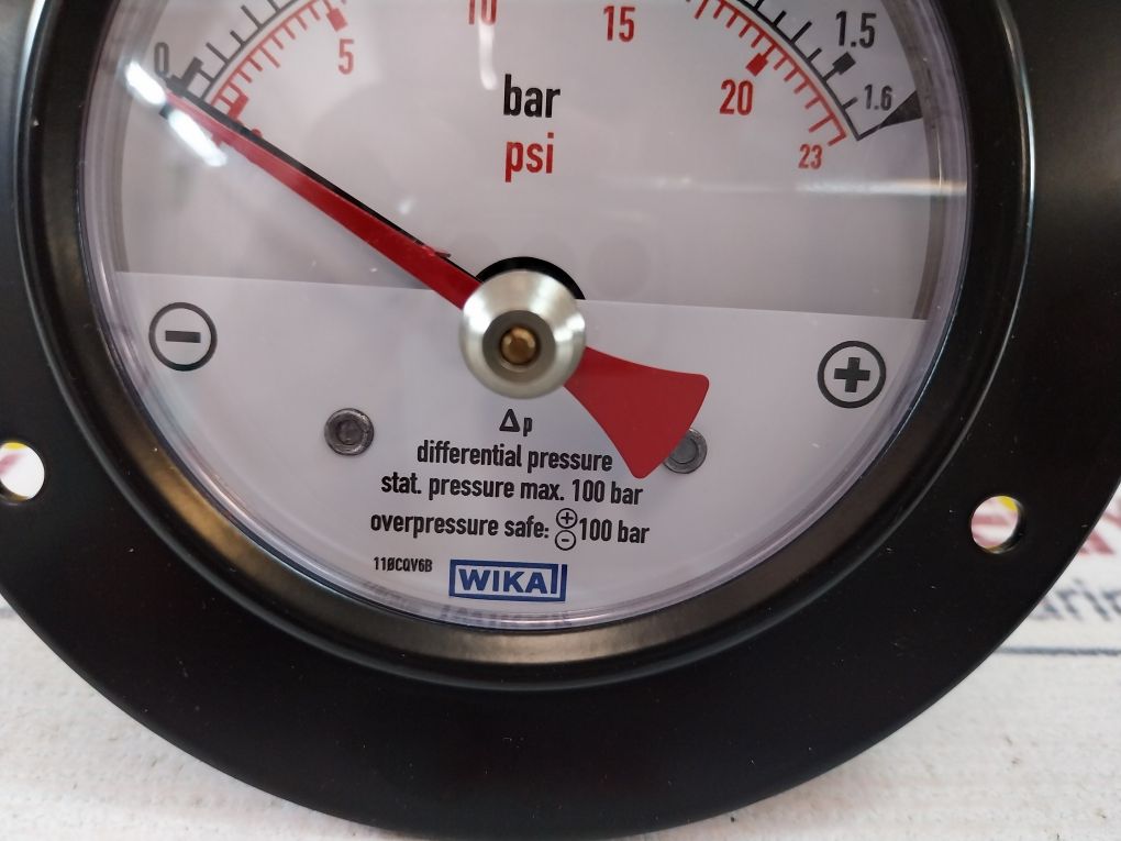 Wika 700.01.080 Differential Pressure Gauge 0-23 Psi