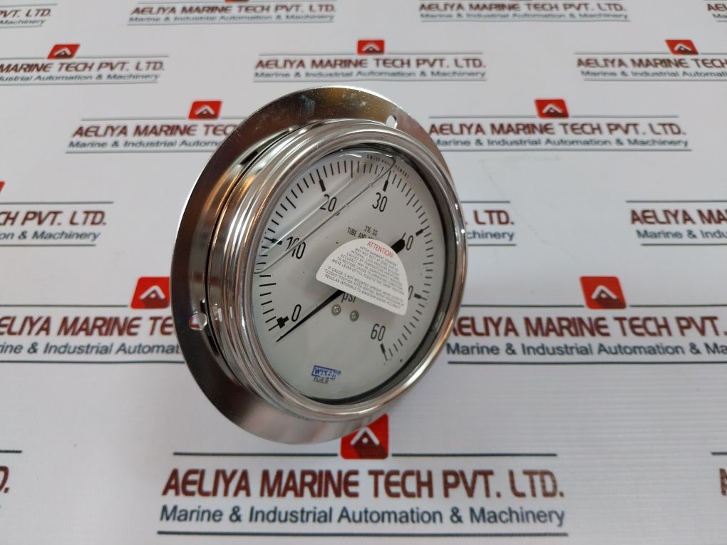 Wika 81009L3H Liquid Pressure Gauge 0-60 Psi