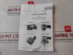 Wika 891.34.1998 Differential Pressure Transmitter 4-20 Ma