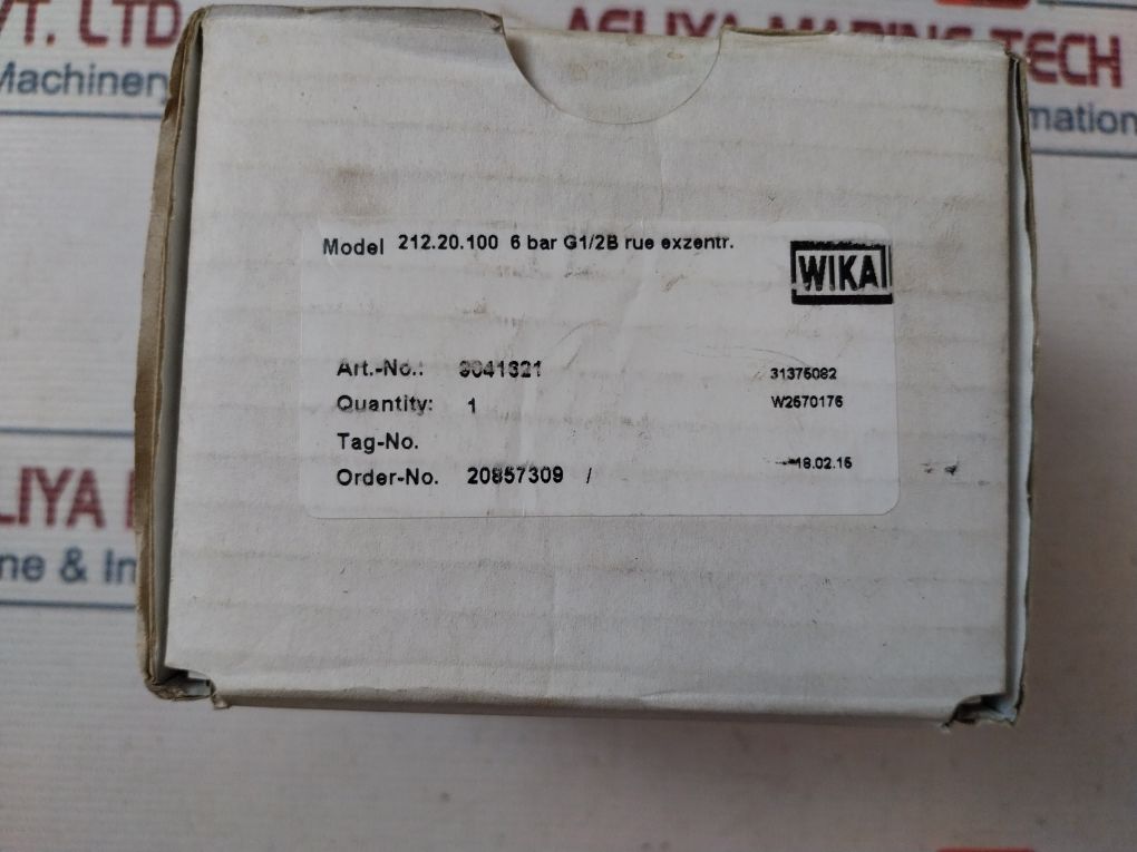 Wika 9041621 Pressure Gauge 0-6 Bar