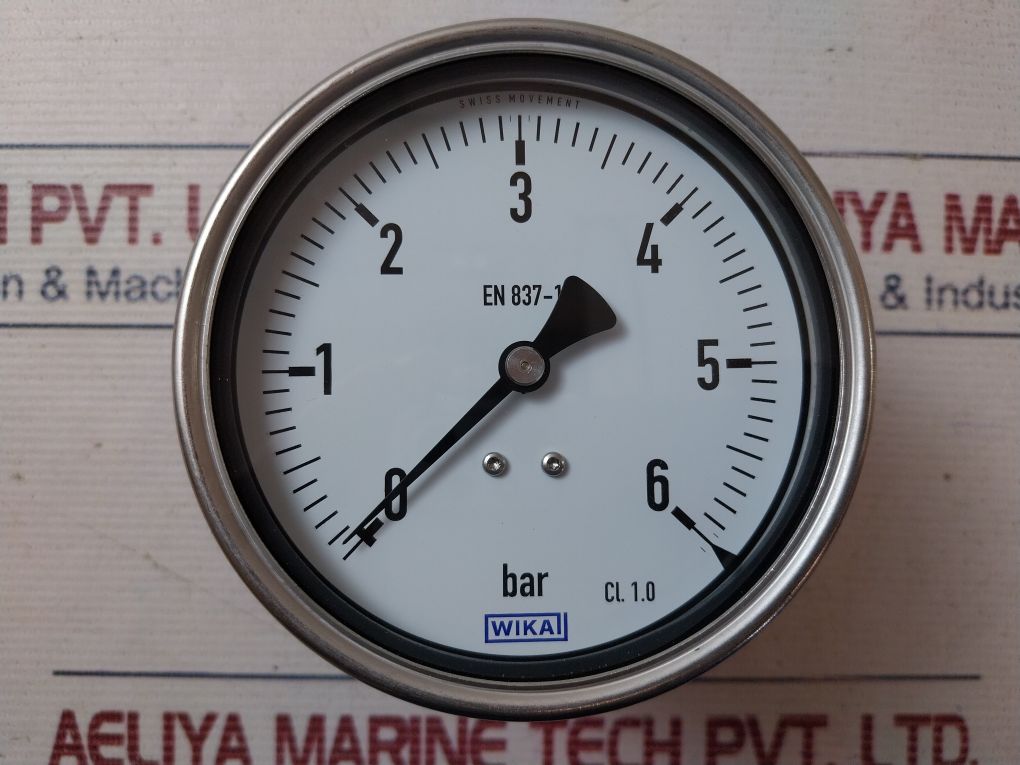 Wika 9041621 Pressure Gauge 0-6 Bar