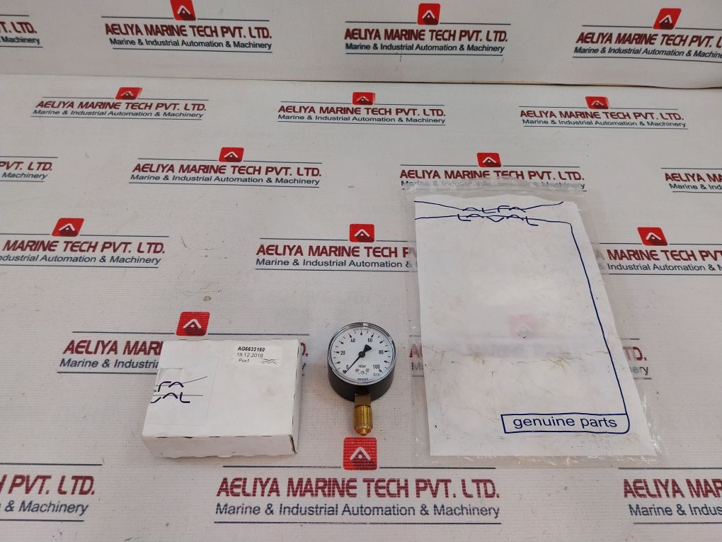 Wika Cl.1.6 Pressure Gauge 0-100 Mbar