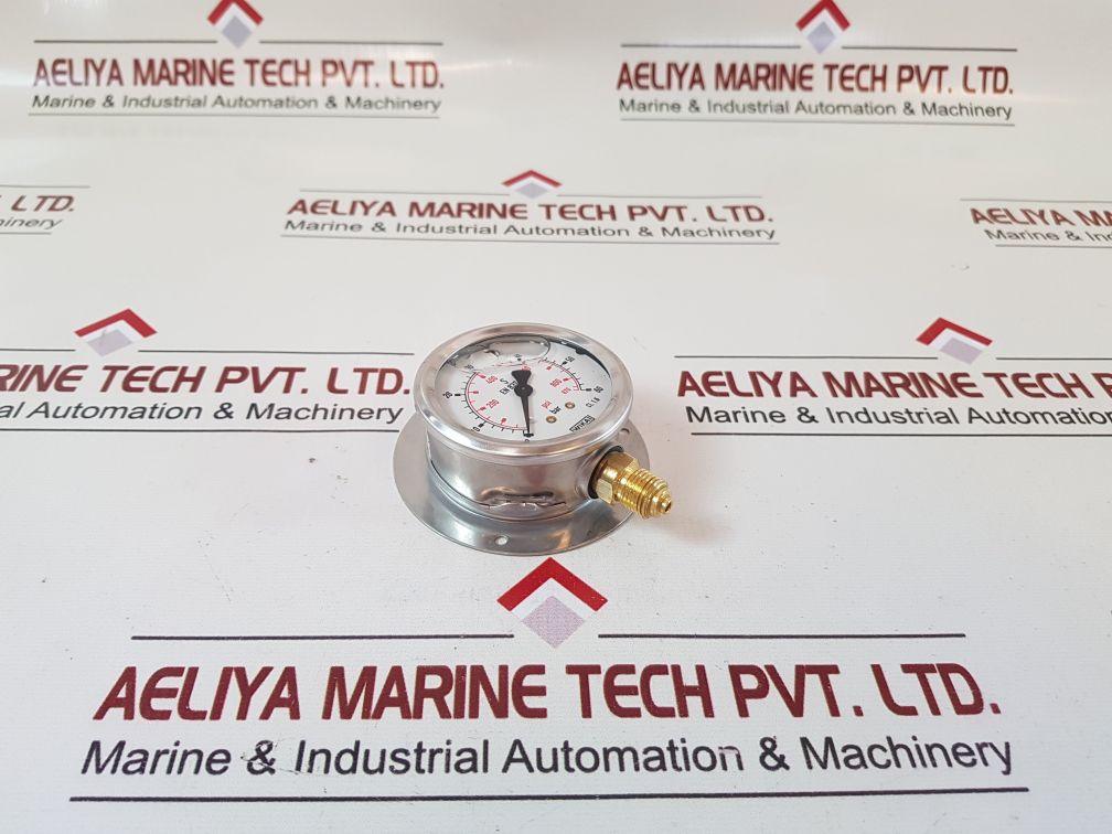 Wika En 837 Cl. 1.6 Pressure Gauge 0 To 60 Bar 0 To 870 Psi
