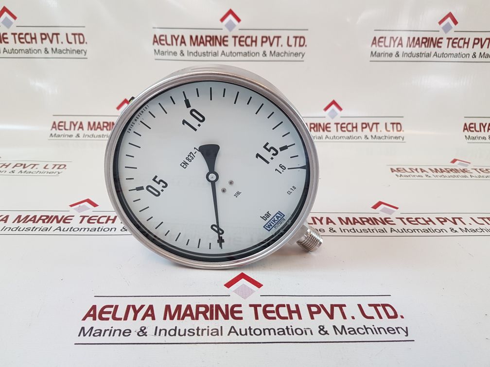Wika En837-1 Cl. 1.0 Pressure Gauge 0-1.6 Bar
