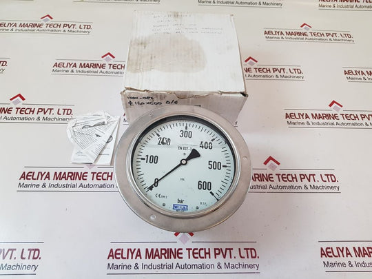 Wika En837-1 Cl. 1.0 Pressure Gauge 0-600 Bar
