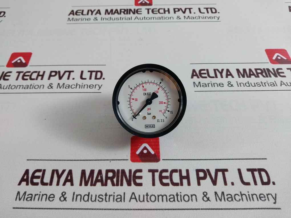 Wika En837-1 Pressure Gauge Cl. 2.5
