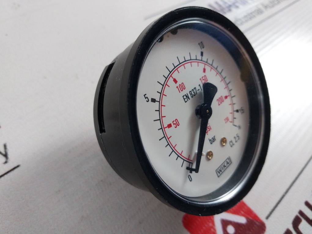 Wika En837-1 Pressure Gauge Cl. 2.5