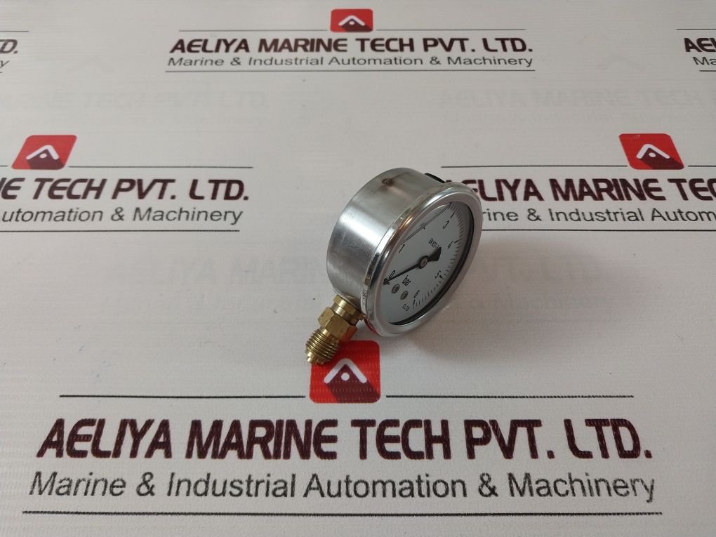 Wika En837-1 Cl. 1,6 Pressure Gauge 0-6 Bar