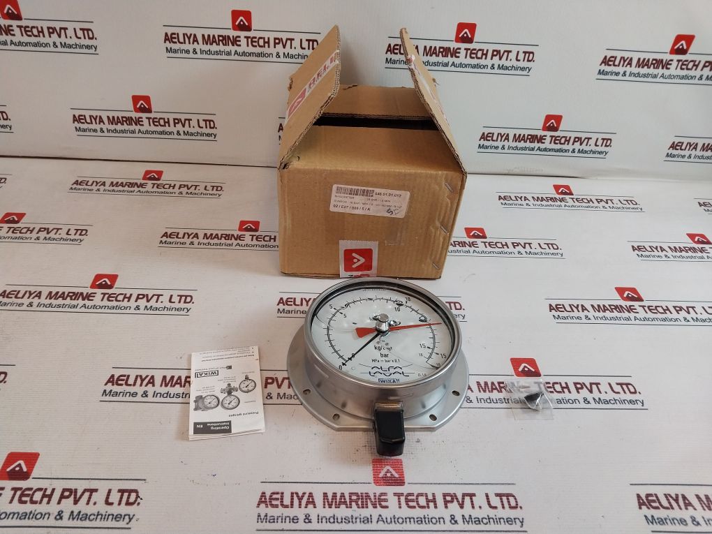 Wika En837-1 Pressure Gauge 0-16 Bar