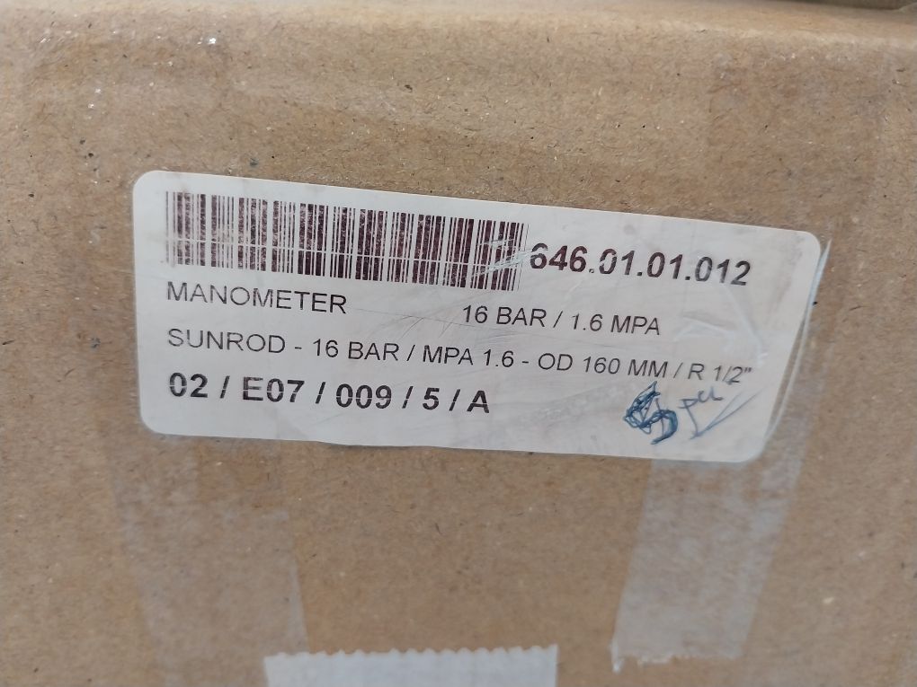 Wika En837-1 Pressure Gauge 0-16 Bar