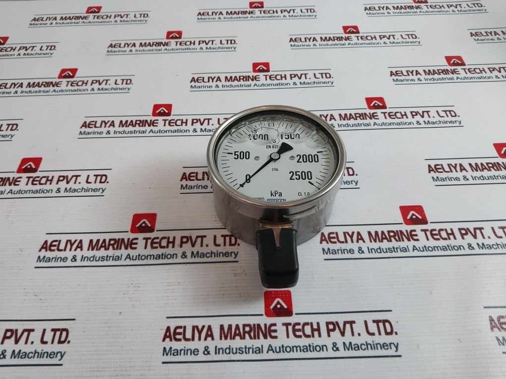 Wika En837-1 Pressure Gauge 0-2500 Kpa