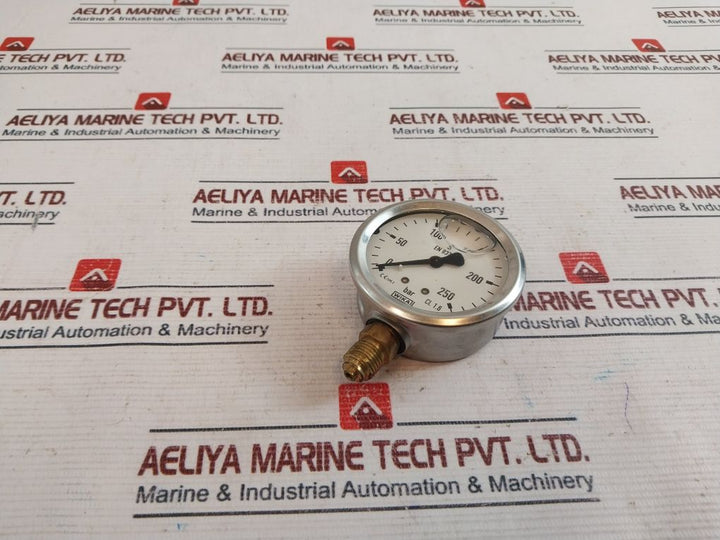 Wika En837-1 Pressure Gauge 0-250 Bar Wirth/Gh 4500