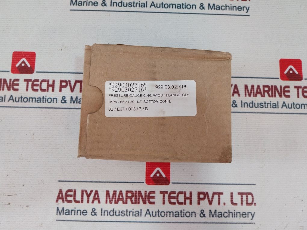 Wika En837-1 Pressure Gauge 0-40 Bar