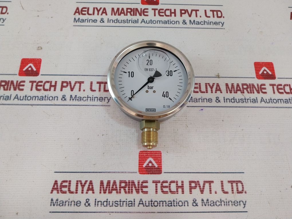Wika En837-1 Pressure Gauge 0-40 Bar