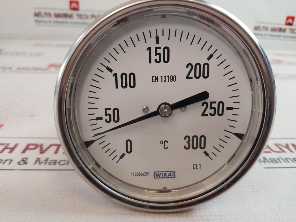 Wika En 13190 Temperature Gauge 0-300°C