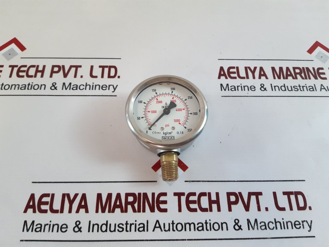 Wika En 837-1 Cl.1.6 Pressure Gauge