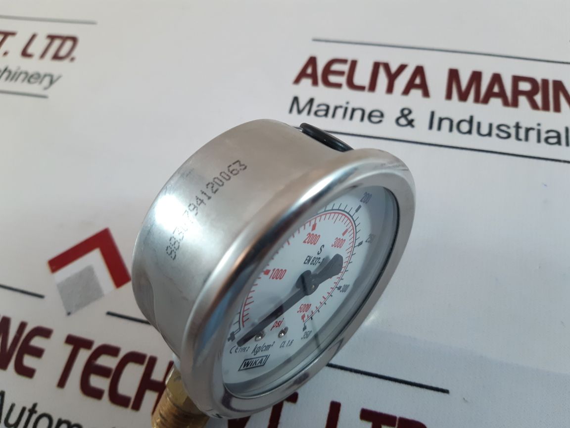 Wika En 837-1 Cl.1.6 Pressure Gauge