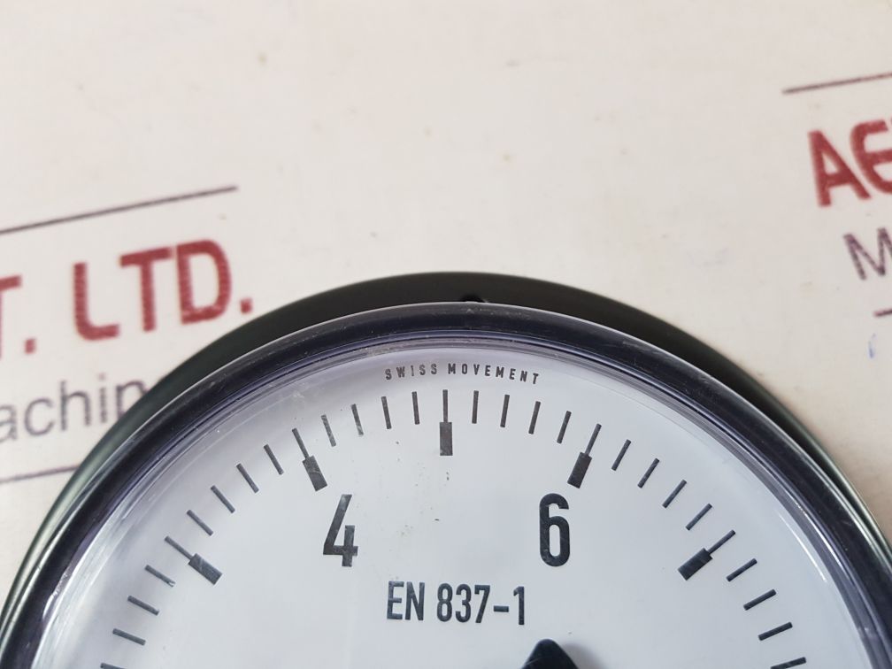 Wika En 837-1 Cl. 1.6 Pressure Gauge 0-10 Bar Free Shipping By Express