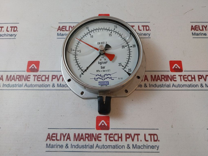 Wika En 837-1 Pressure Gauge 0-25 Bar