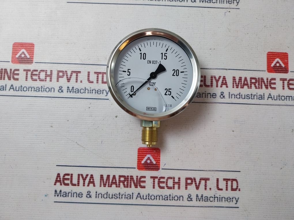 Wika En 837-1 Pressure Gauge W/Out Flange