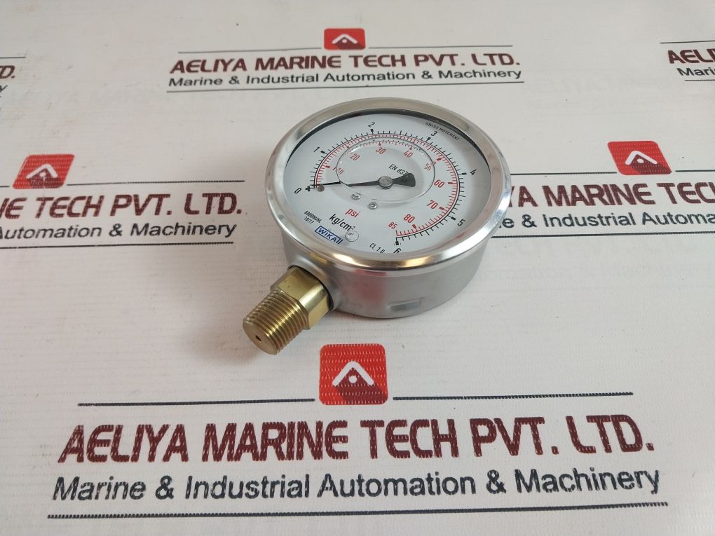 Wika En 837-1 Pressure Gauge 0-85 Psi