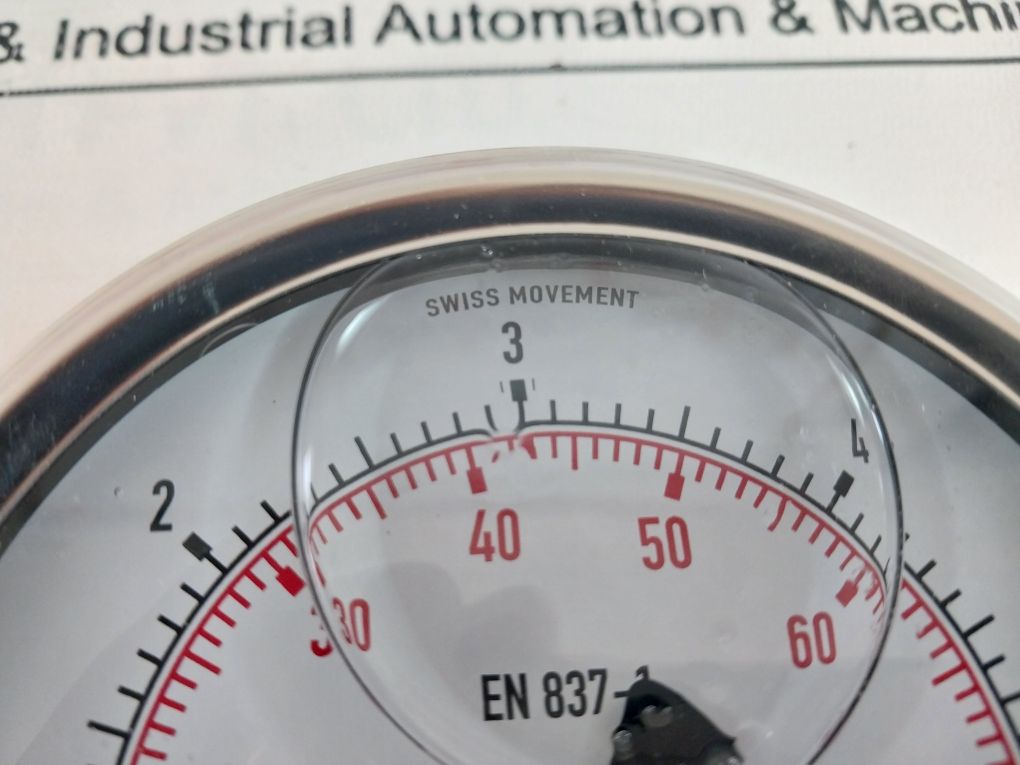 Wika En 837-1 Pressure Gauge 0-85 Psi