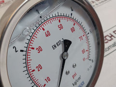 Wika En 837-1 Pressure Gauge 0-85 Psi