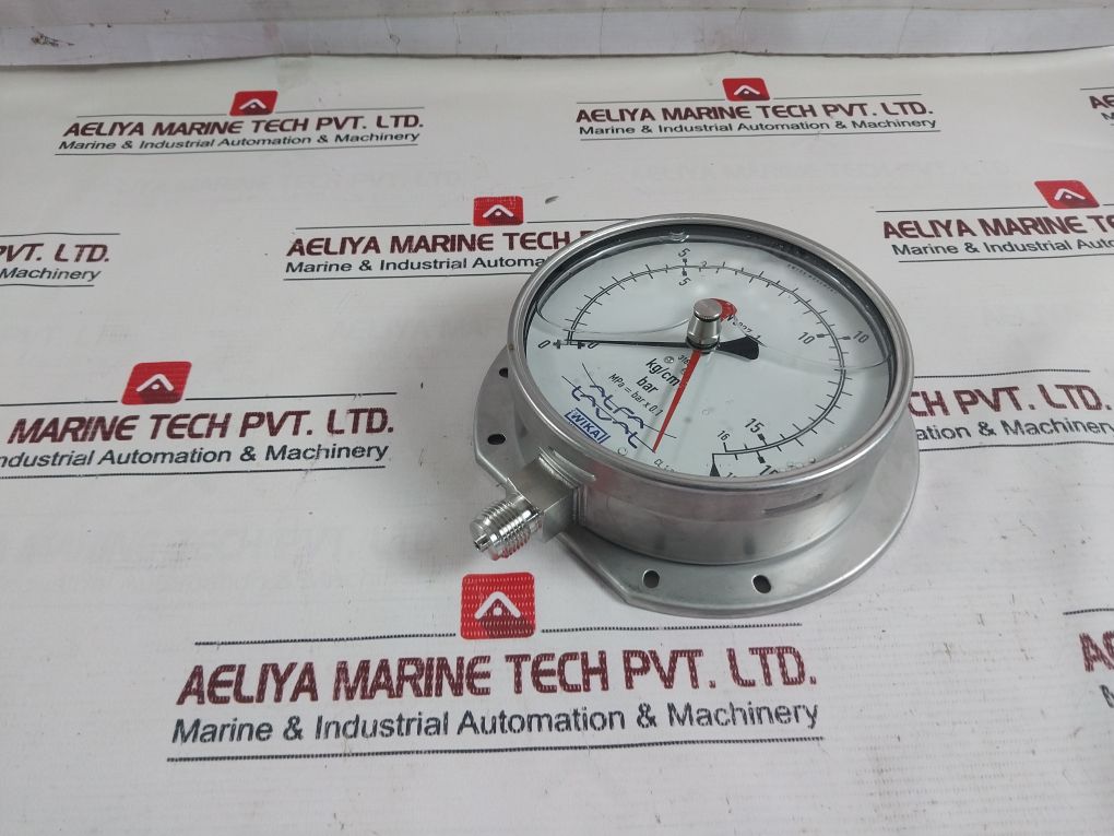 Wika En 837-1 Pressure Gauge 0-16 Kg/Cm2 0-16 Bar