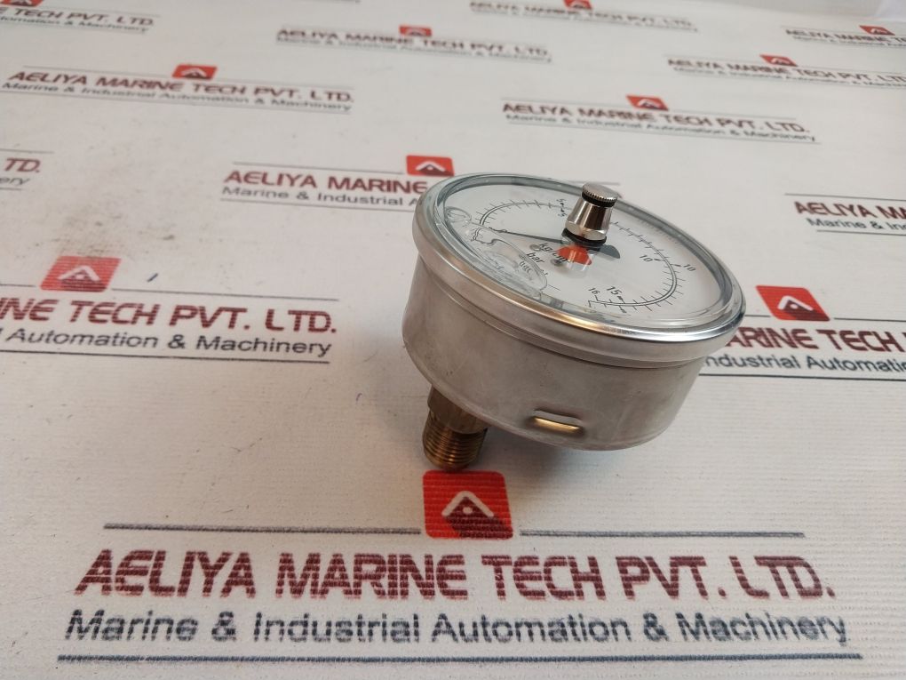 Wika En 837-1 Pressure Gauge 0-16 Bar Cl.1.0