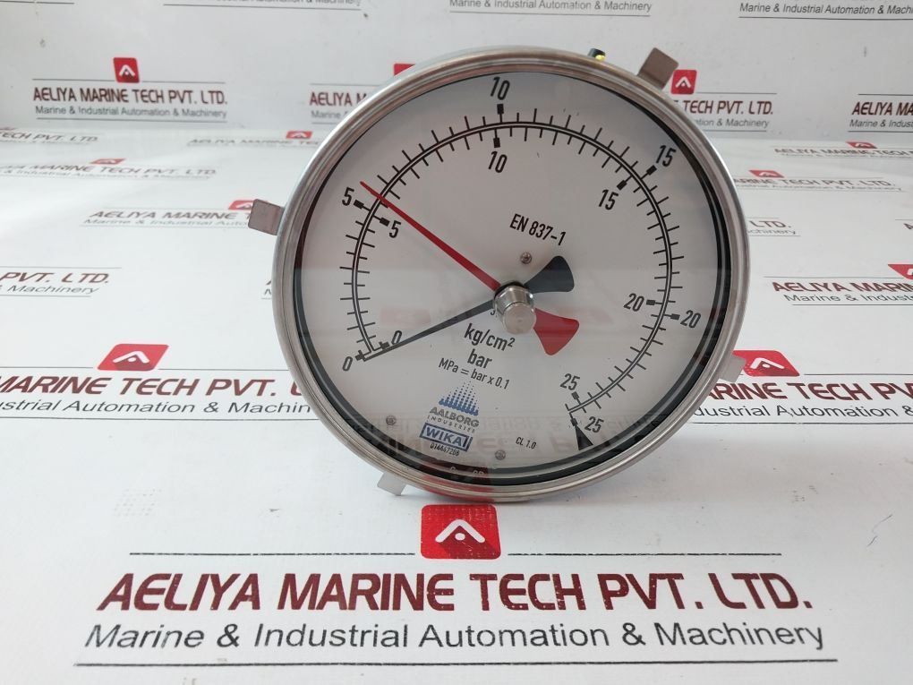 Wika En 837-1 Pressure Gauges 0 To 25 Bar