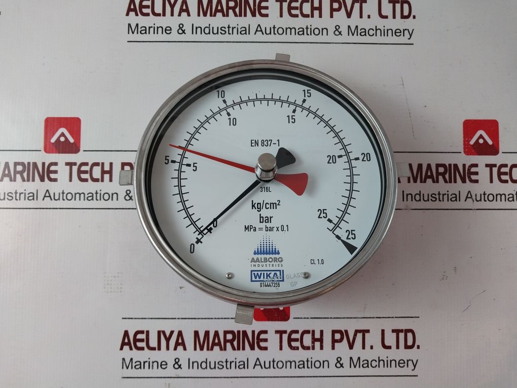 Wika En 837-1 Pressure Gauges 0 To 25 Bar