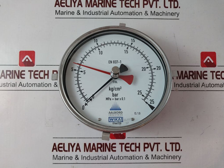 Wika En 837-1 Pressure Gauges 0 To 25 Bar